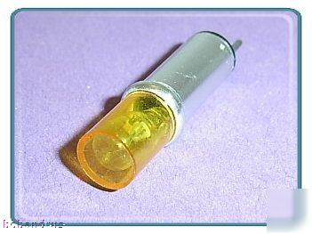 Cml (10 volts) amber bi-pin cartridge lamp