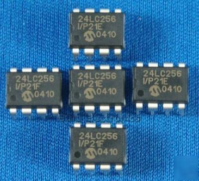  microchip 24LC256 serial eeprom chip, 5 pcs