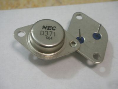10, nec 2SD371 D371 npn transistor audio amp output TO3