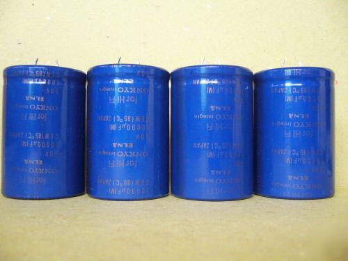 4PCS of onkyo elna 10000UF 50V capacitor for audio