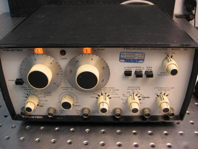 G35151 wavetek 5MHZ phaselock generator model 186