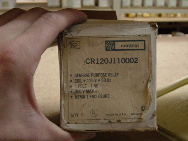 Ge CR120J110002 general purpose relay