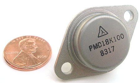 Power transistor ~ npn 30A 100V 240 watts PMD18K100 (2)