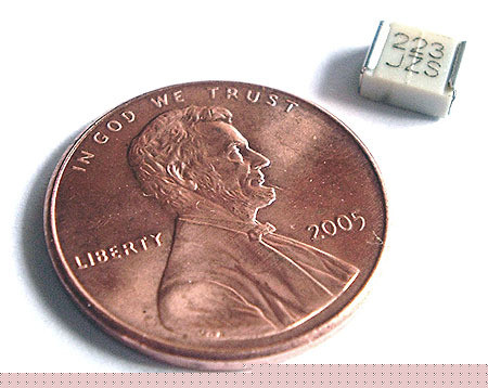 Surface mount box capacitor ~ .022UF 50V 5% smd cap (50