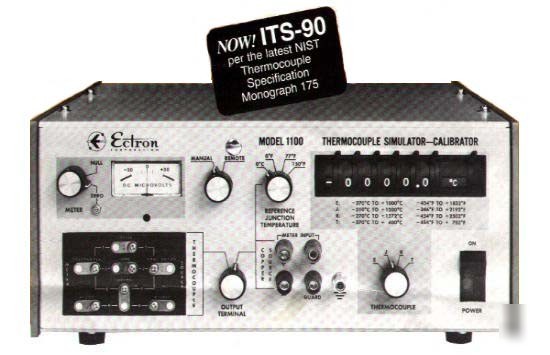 Thermocouple simulator - voltage calibrator