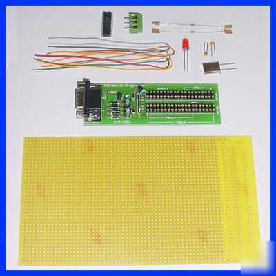 Getting started pic 16F84 led pcb kit + programmer