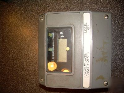 Great lakes conductivity analyzer model 671 scal 0-1000