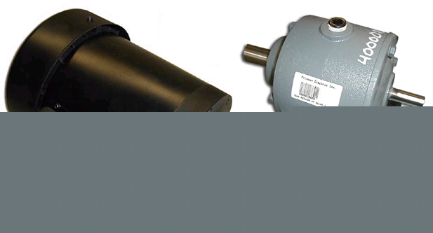 1 hp motor and helical gear reducer package 50 to 1