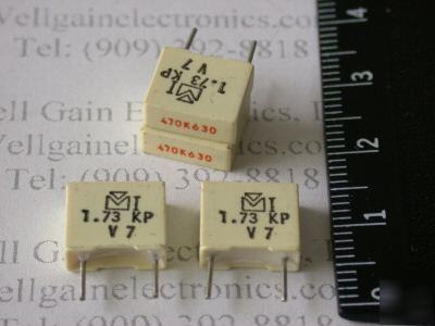 20X mallory 173471K630A 0.00047UF 630V 10% mp capacitor