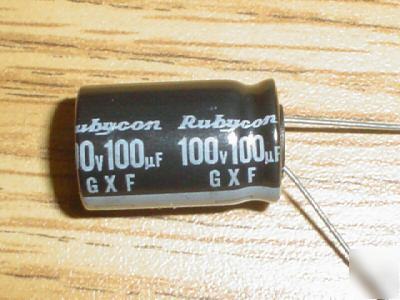 25 nichicon 100V 100UF low esr 105C radial capacitors 