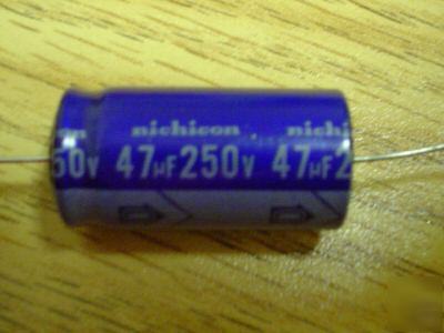 New 25PCS nichicon 250V 47UF axial capacitors 