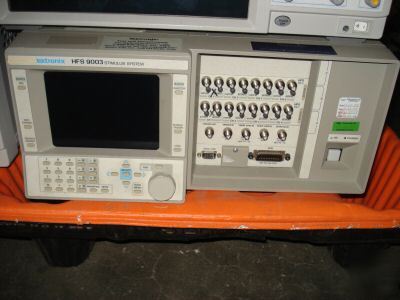 Tektronix HFS9003 stimulus system w/ 2 hfs 9DG1 * *