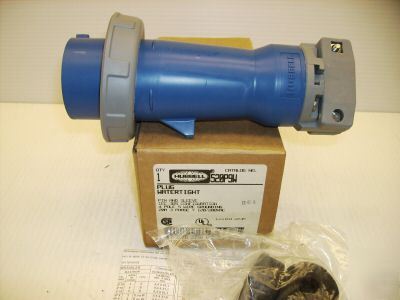 Hubbell watertight pin & sleeve plug HBL520P9W 520P9W 