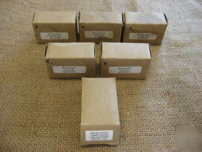Lot of (6) miscellaneous line electric relays 