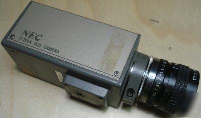 Nec ti-22EX ccd camera with cosmicar television lens. 