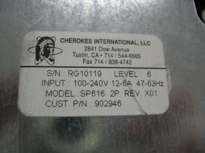 Cherokee international power supply SP616 2P rev. X01