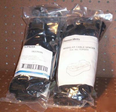 New lot 100 thomas&betts TCP5255 modular cable spacers