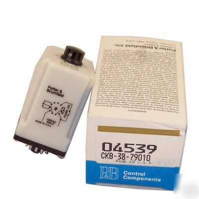 P&b ckb-38-79010 time delay relay 120VAC dpdt 10AMP