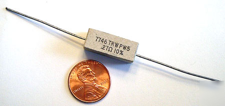 Wirewound power sandblock resistor 5W 0.27 ohm 10% (12)