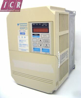 Yaskawa varispeed 606PC3 cimr-PCA22P2 200V 3PH 2.2KW 